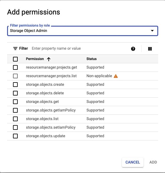Google Cloud Storage data lake RudderStack Docs