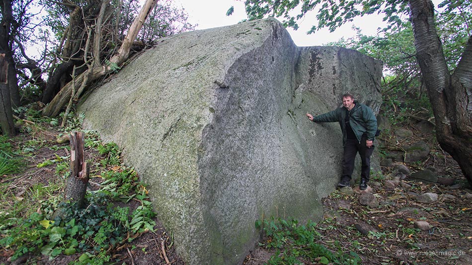 RügenFindling "Nardevitz" 281TonnenStein auf Fotos+Karte