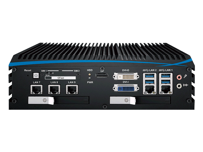 ECX1000 PoE+ Fanless Industrial Computer Rugged Science