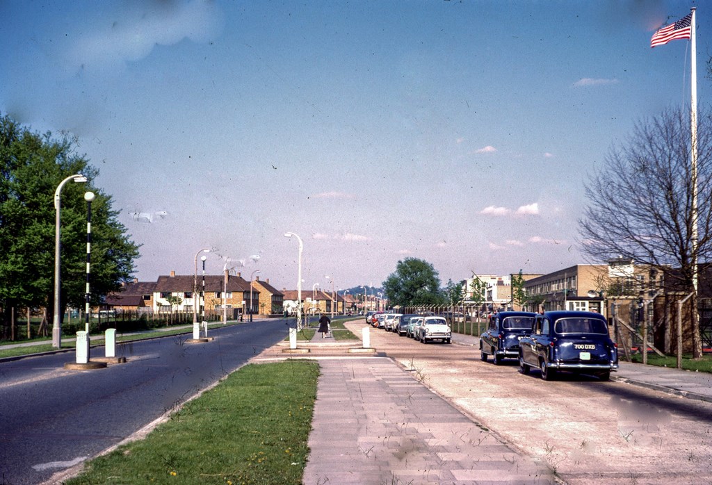 Outside 3rd Air Force South Ruislip 1962