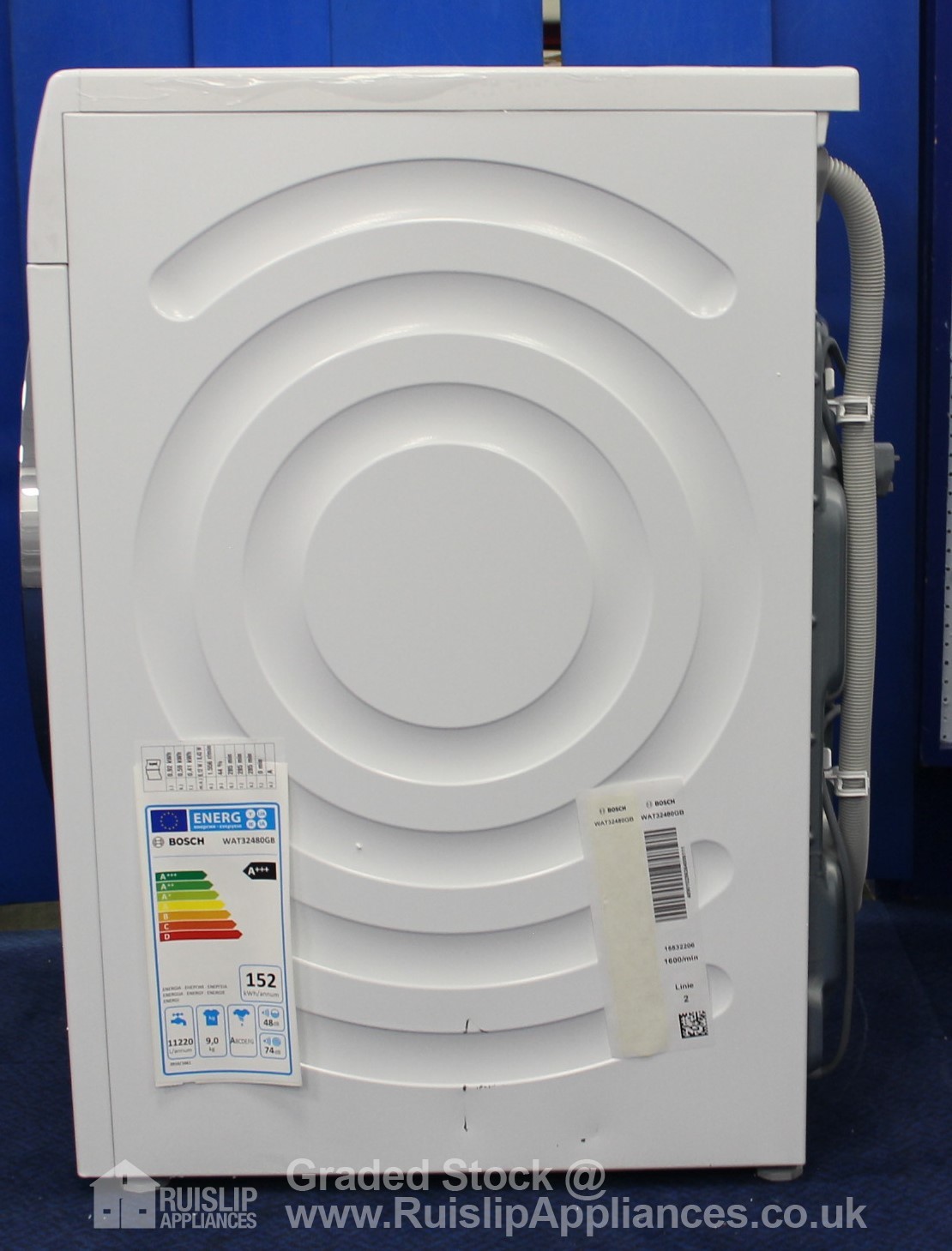 Graded WAT32480GB Bosch Series 6 Washing Machine 9kg 1600 RPM Dire