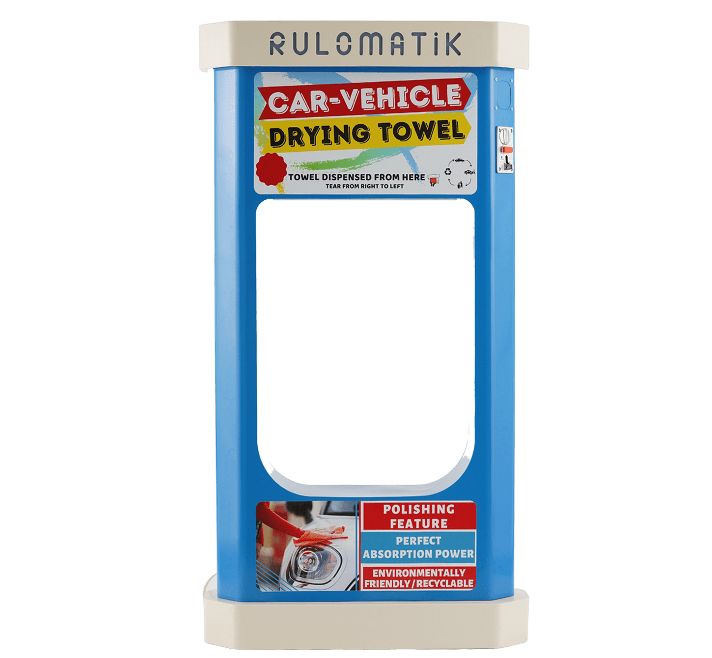 Rulomatik™ Car Drying Towel Vending Machine