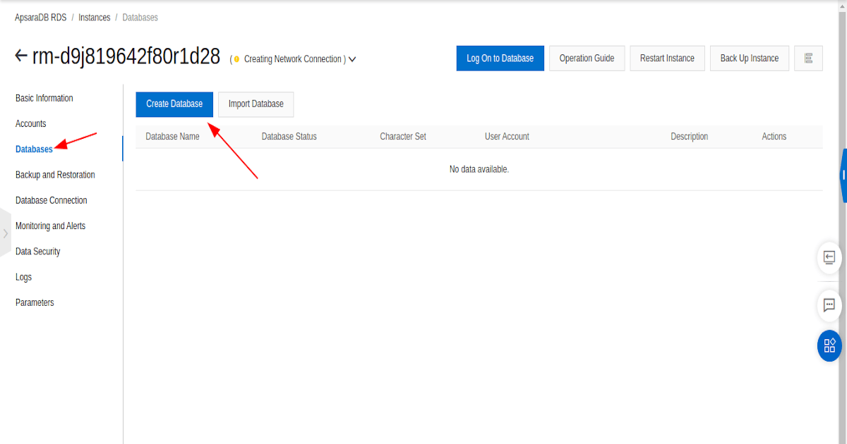 Konfigurasi Database RDS MySQL Alibaba Cloud