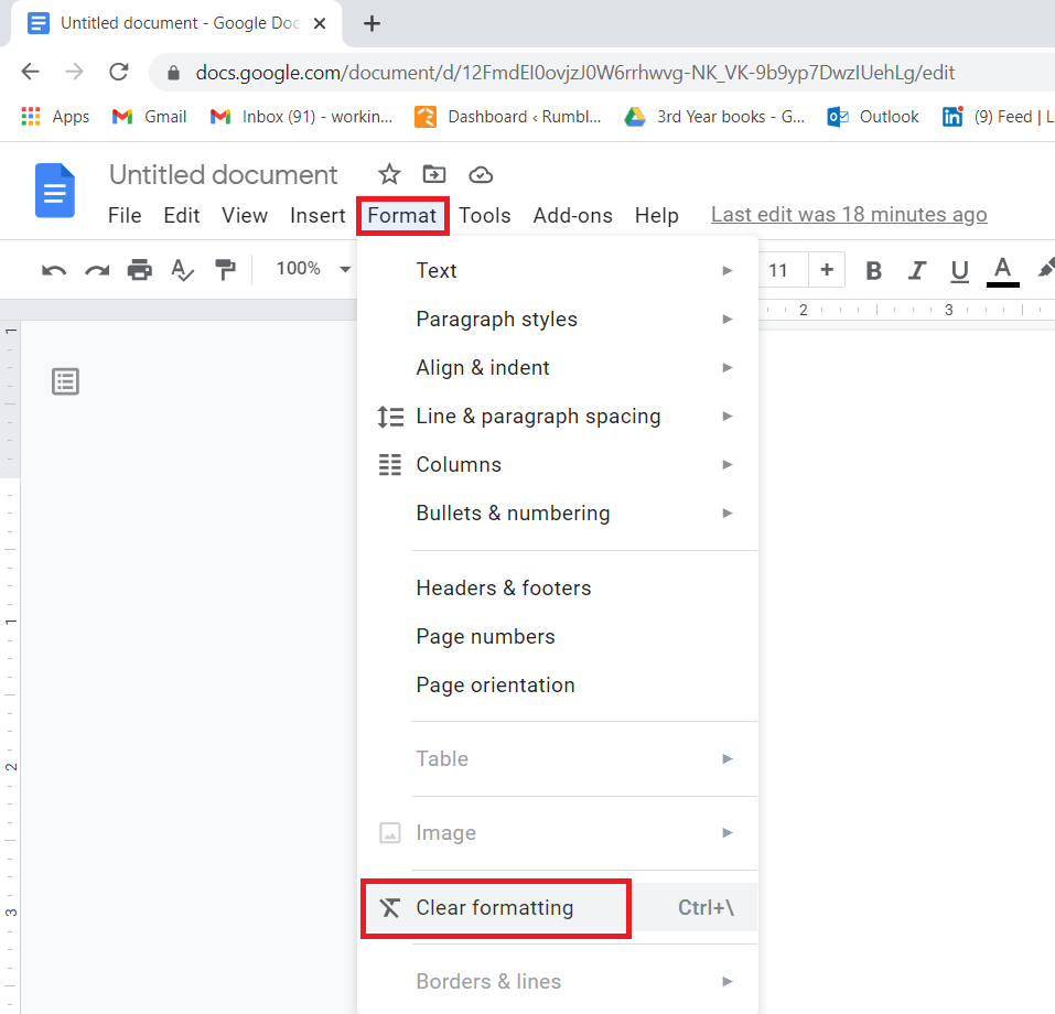 How To Remove Google Docs From View at Richard Haines blog