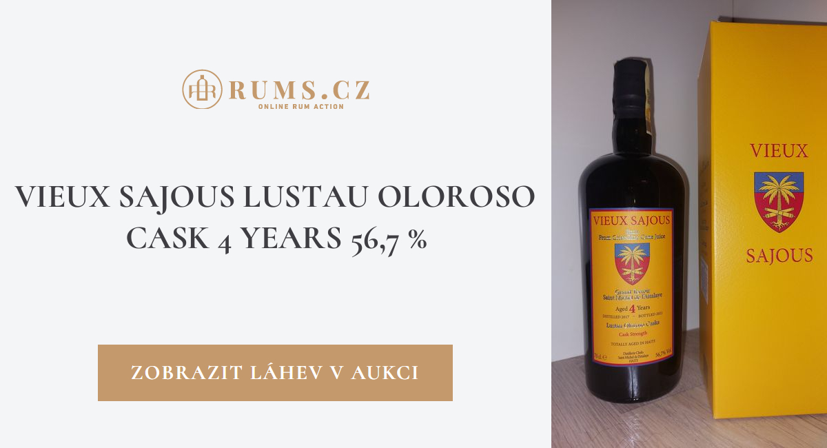 Vieux Sajous Lustau Oloroso Cask 4 years 56,7 Rums.cz