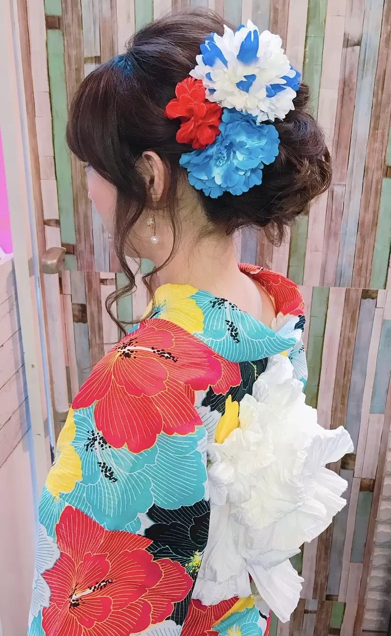 浴衣ヘアセット