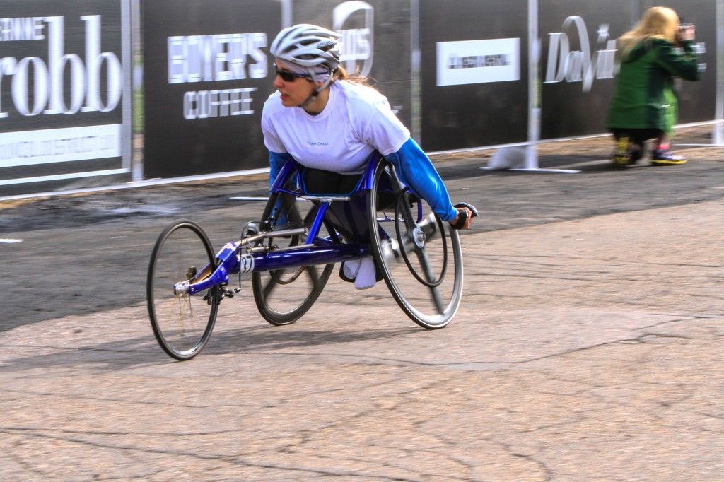 WheelchairRacer Denver Colfax MarathonDenver Colfax Marathon