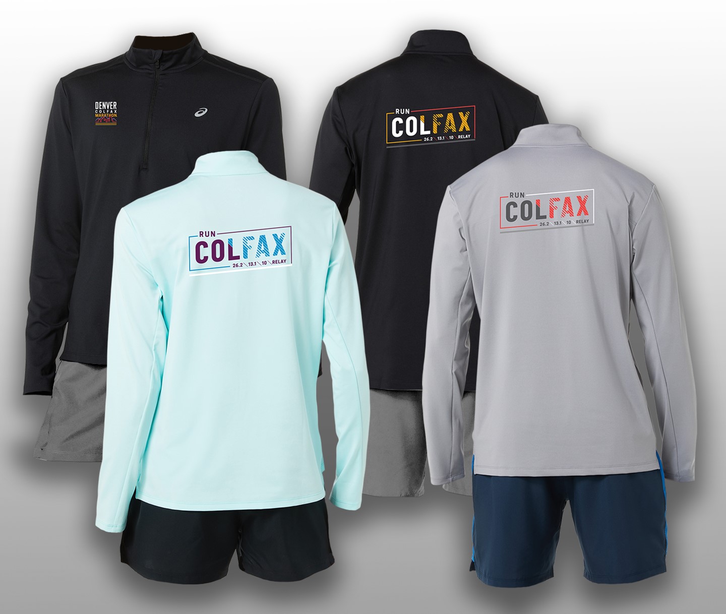 Colfax Asics Half Zips Colfax MarathonColfax Marathon