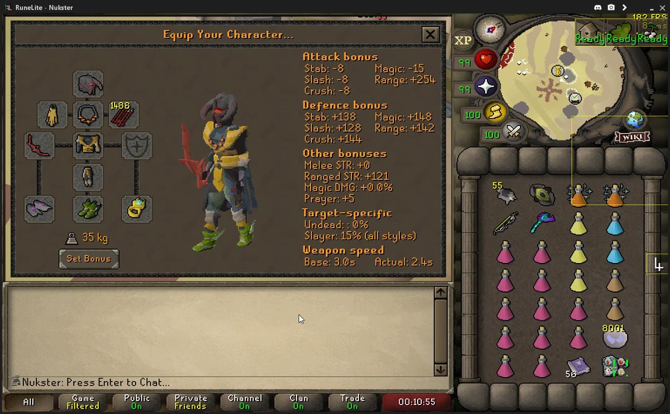Ironman Jad Speedrun Setup Gear Guide OSRS Old School Runescape