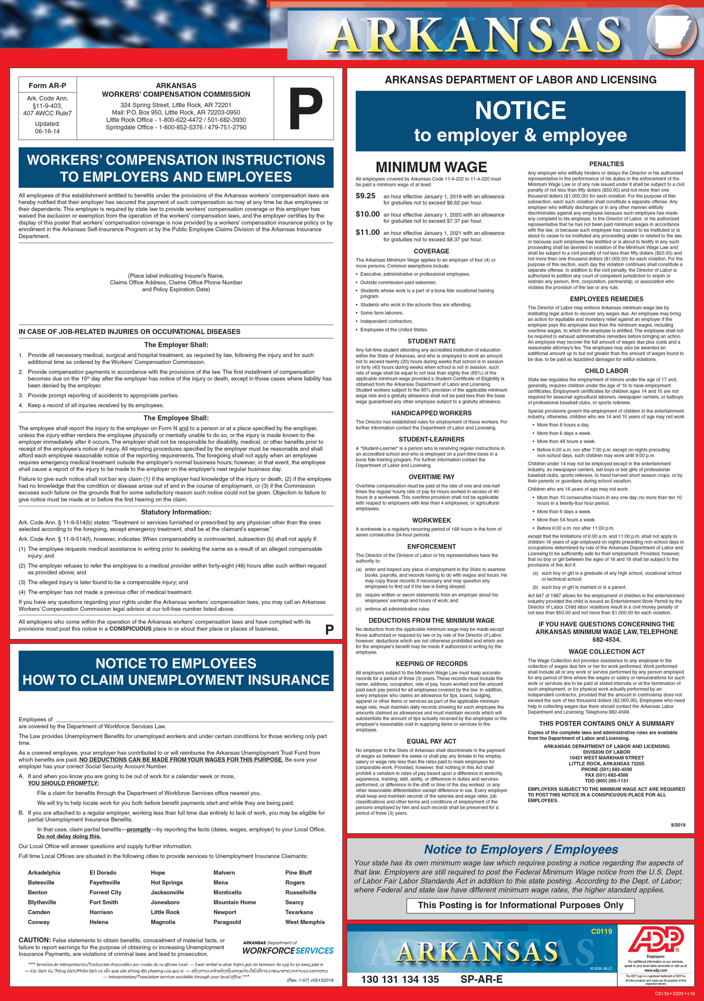 Arkansas RUN Labor Law Posters