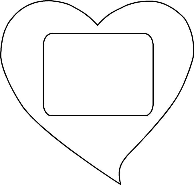 The RunnerDuck Heart Picture Frame, step by step instructions.