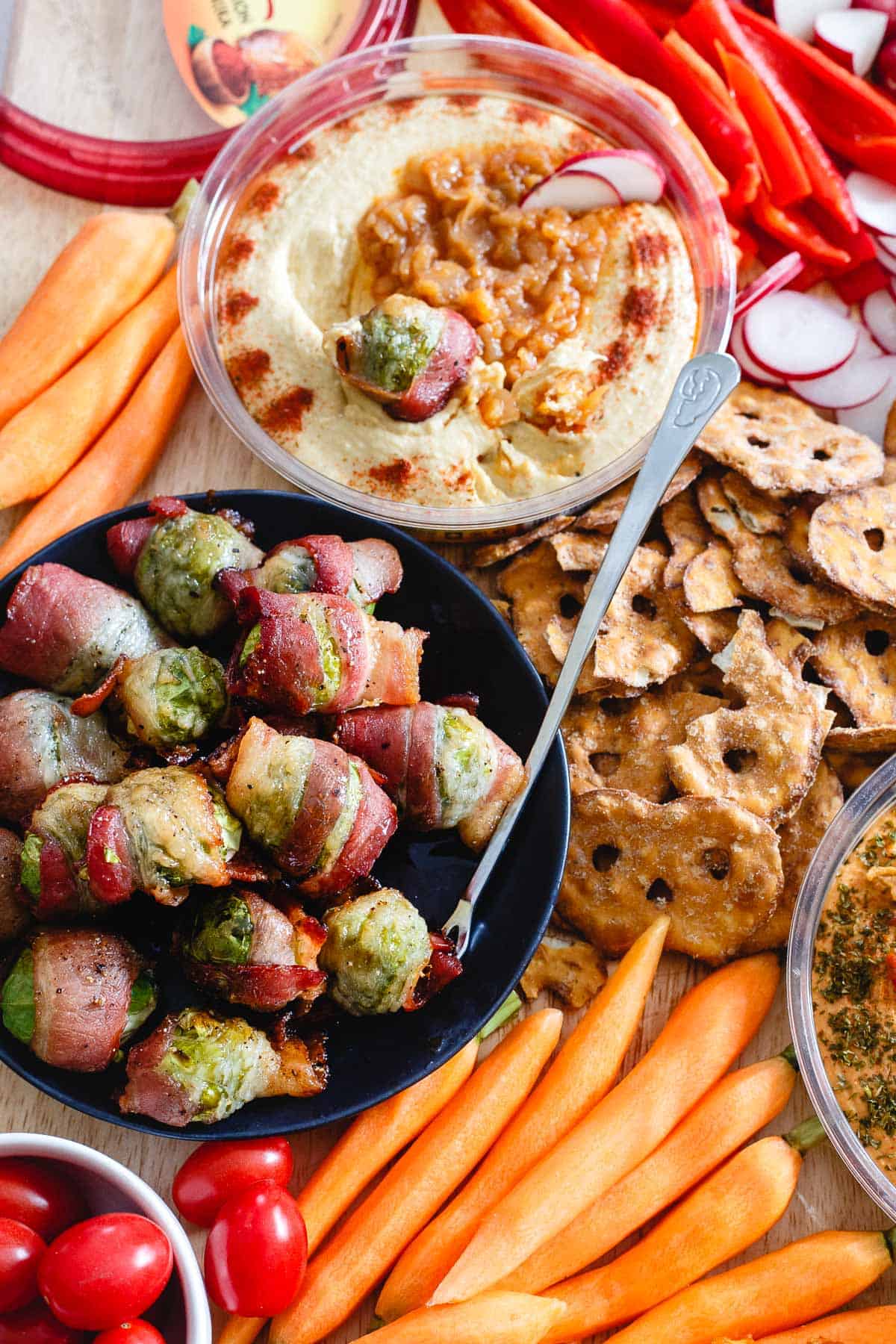Maple Bacon Wrapped Brussels Sprouts Delicious Appetizer Bite!