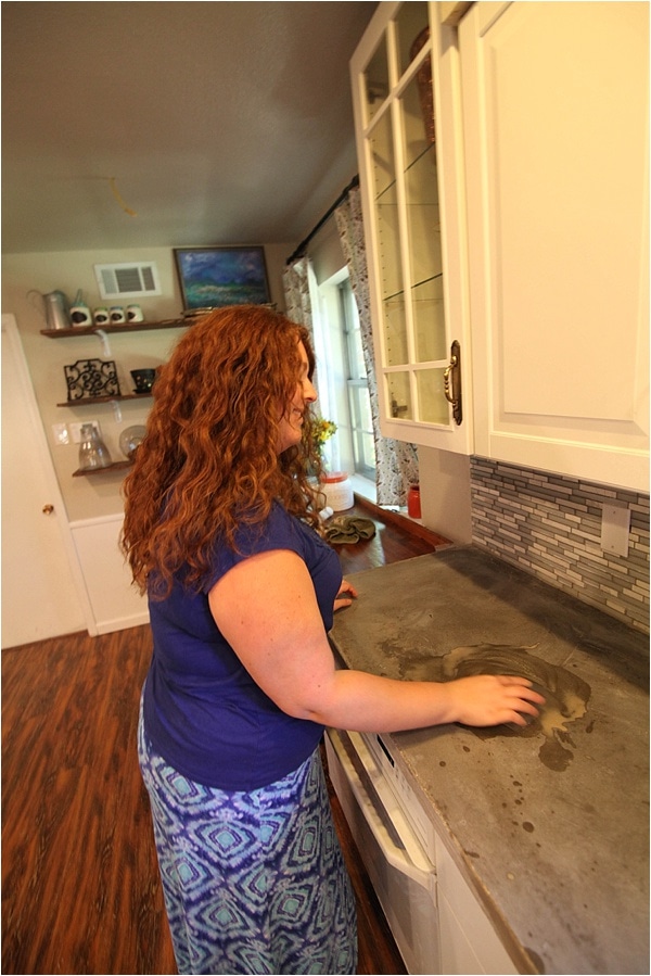 Removing Stains & Resealing Concrete Countertops Run To Radiance
