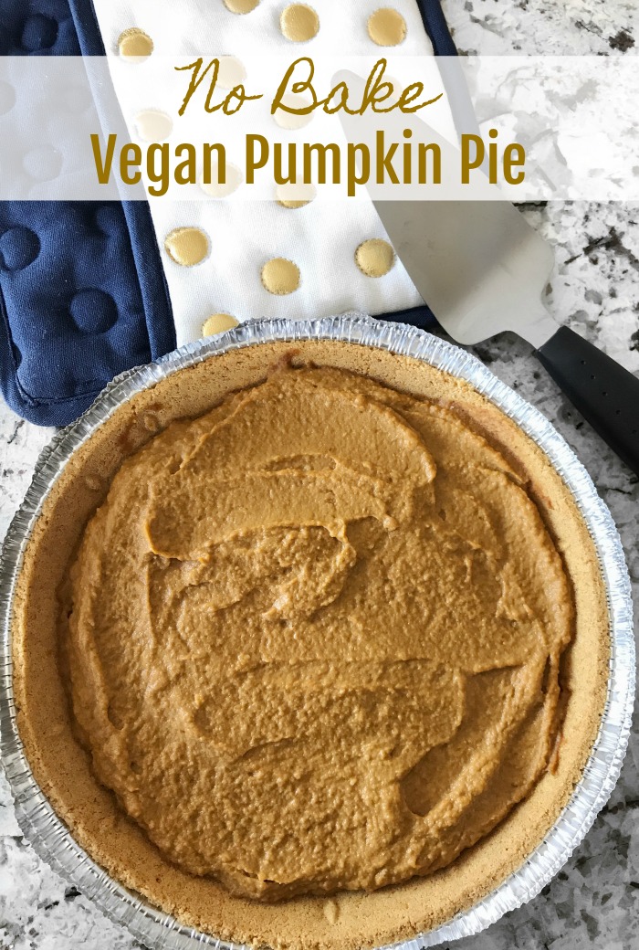 No Bake Vegan Pumpkin Pie A Non Traditional Pie You Ll Love