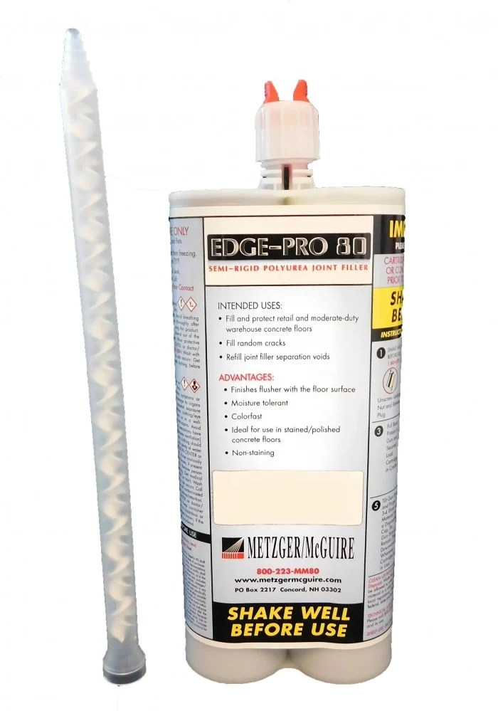 Metzger/McGuire Edge Pro 80 Polyurea Joint Filler Runyon Surface Prep