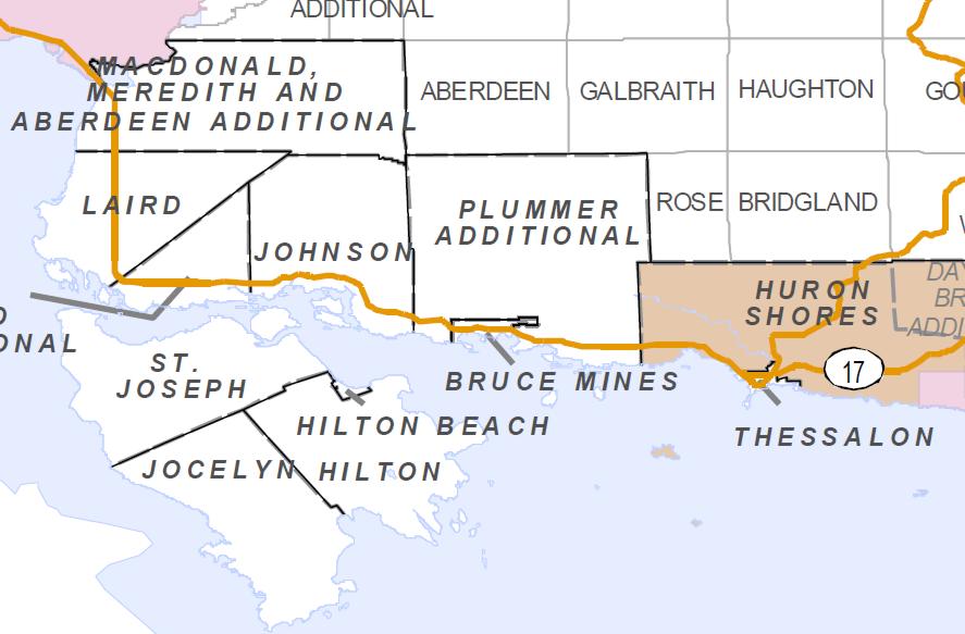 Rural Routes Township of Macdonald, Meredith and Aberdeen Additional