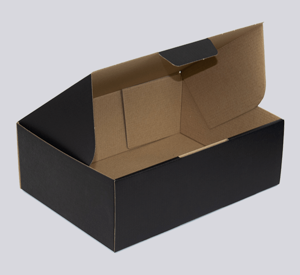 Custom Black Mailer Boxes RushCustomBoxes