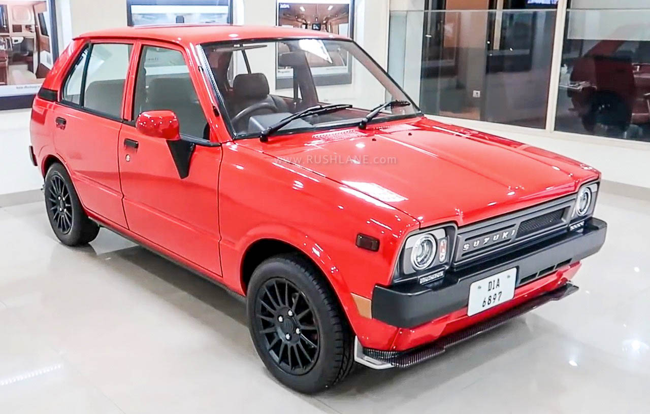 1984 Maruti 800 first gen modified New tyres, LEDs, Red paint, etc