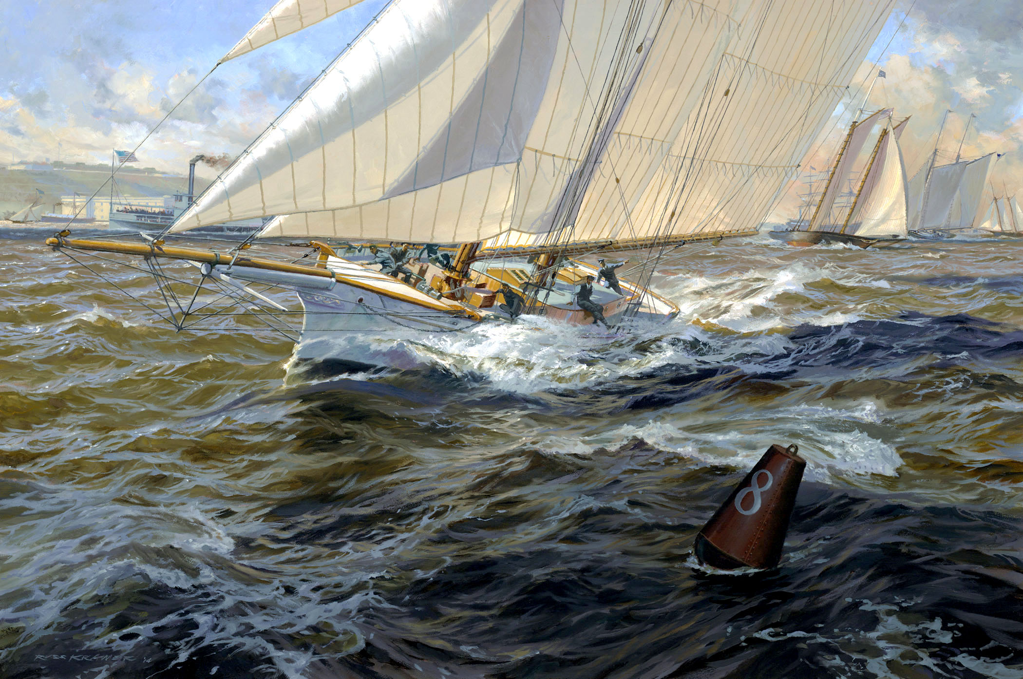 "Little MAGIC First Defense of the America's Cup, 1870" Russ Kramer