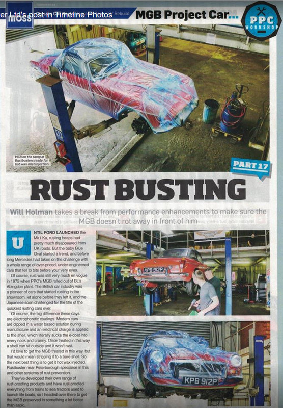 Will Holman’s MGB for Practical Performance Car Rustbuster