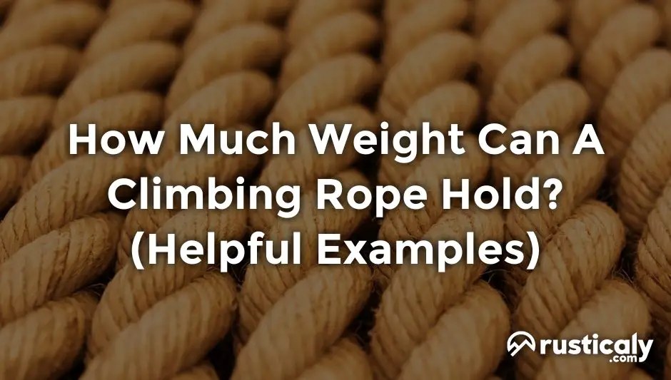 How Much Weight Can A Climbing Rope Hold? (Check This First)