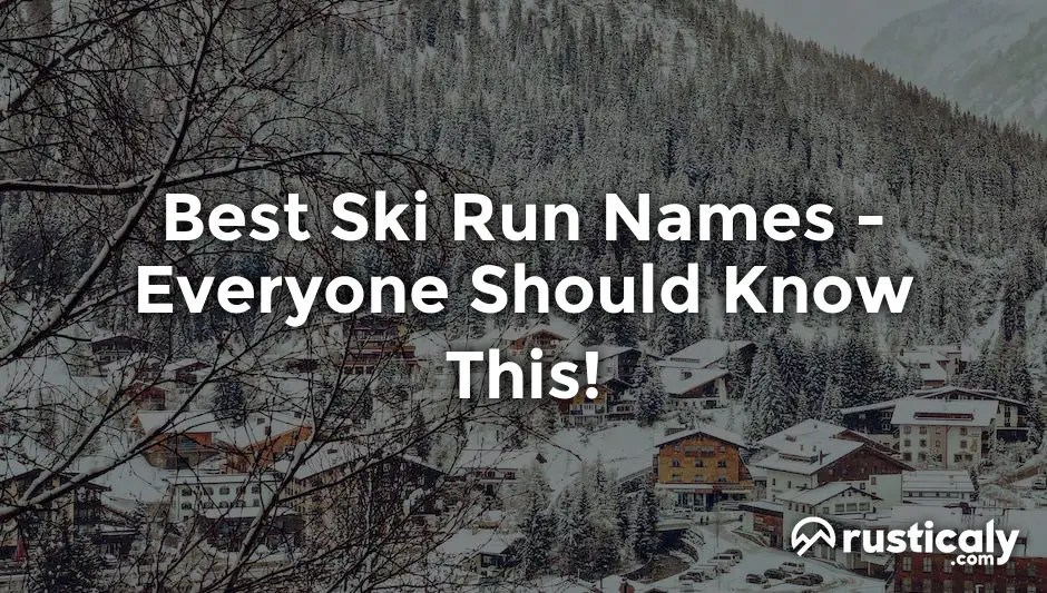 Best Ski Run Names Fully Explained Inside!