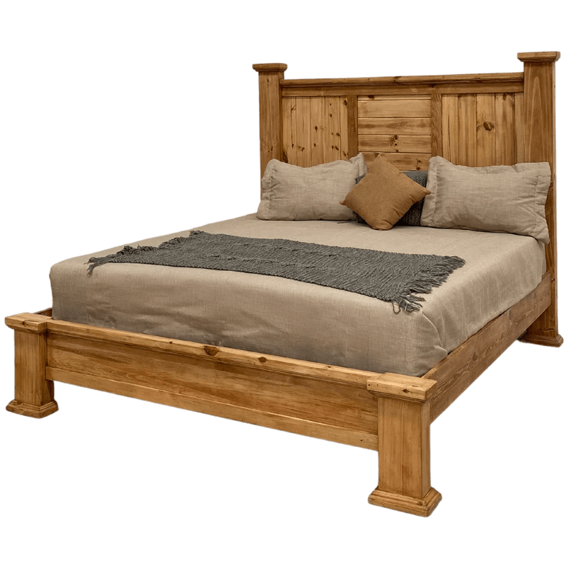 Hacienda Rustic Bed Low footboard Rustics for Less