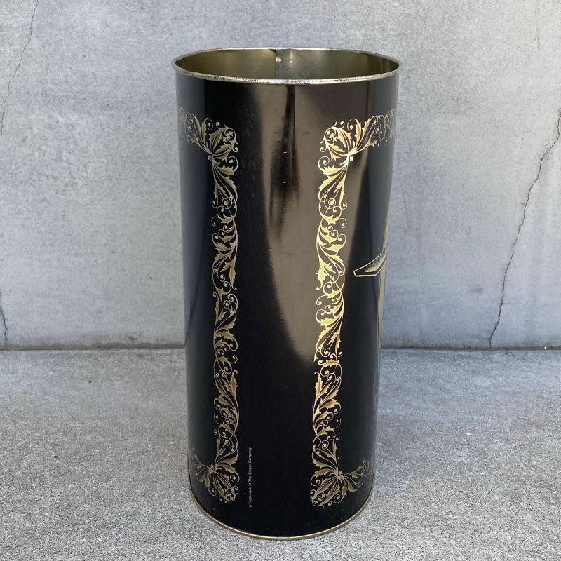 VINTAGE ANTIQUE CHEINCO SINGER SEWING MACHINE GARBAGE CAN ヴィンテージ アンティーク