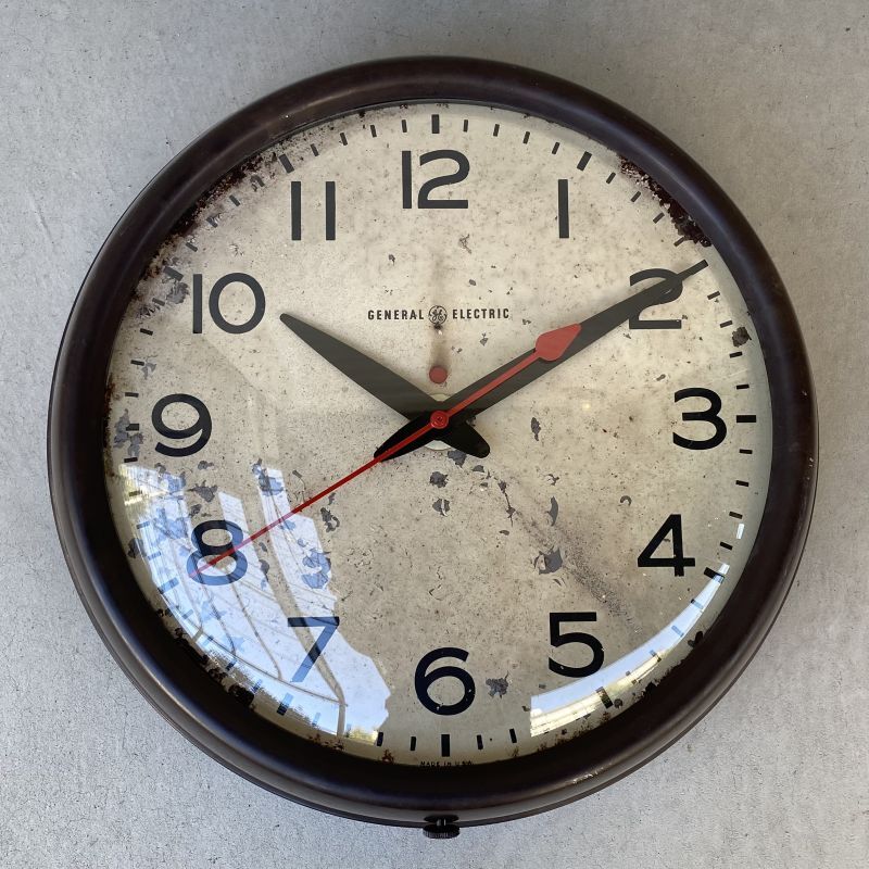 VINTAGE ANTIQUE GENERAL ELECTRIC WALL CLOCK ヴィンテージ アンティーク ゼネラルエレクトリック