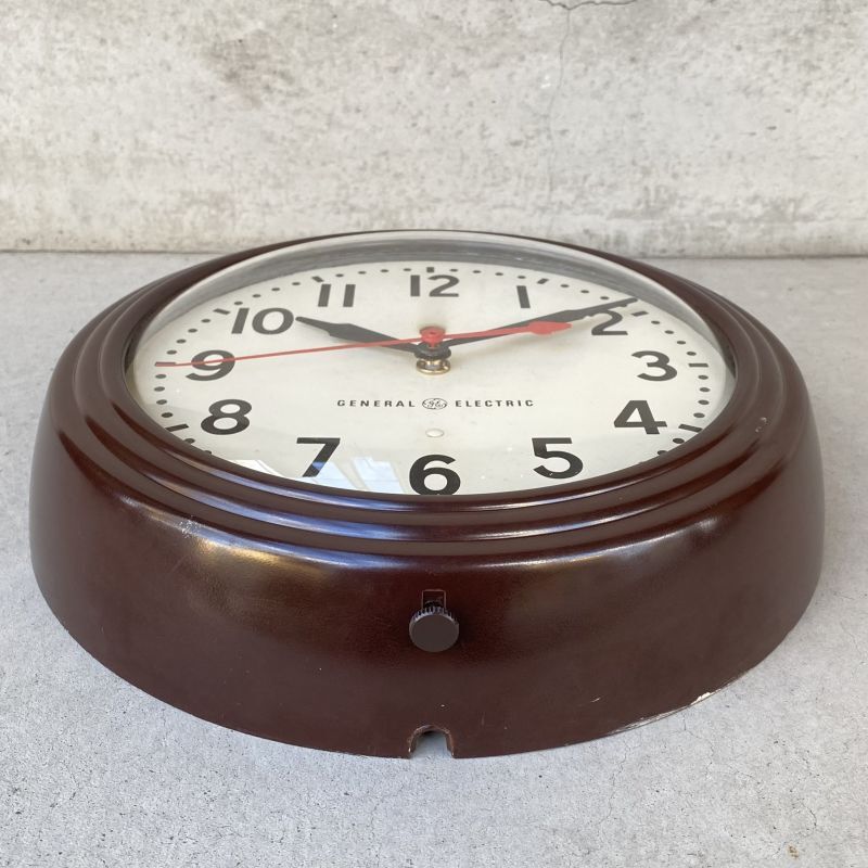 VINTAGE ANTIQUE GENERAL ELECTRIC WALL CLOCK ヴィンテージ アンティーク ゼネラルエレクトリック