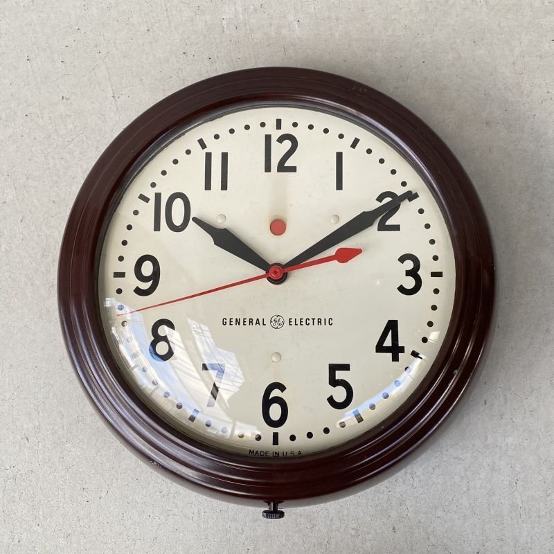 VINTAGE ANTIQUE GENERAL ELECTRIC WALL CLOCK ヴィンテージ アンティーク ゼネラルエレクトリック