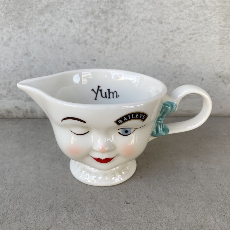 VINTAGE BAILEYS CUP ヴィンテージ ベイリーズ / コレクタブル カップ クリーマー ミルクポット オブジェ 陶器 立体陶器