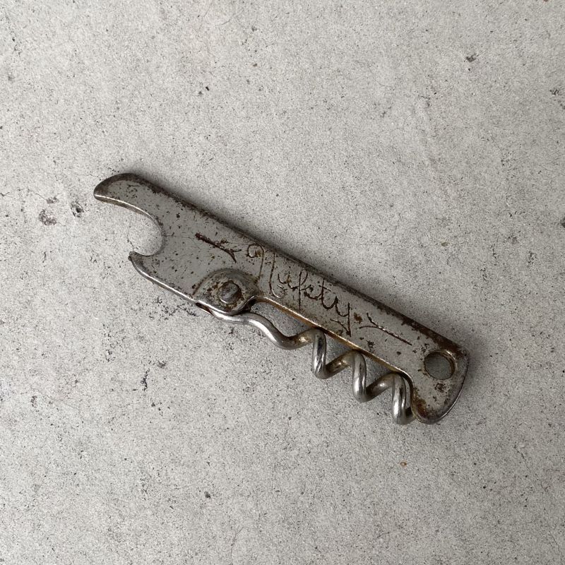 VINTAGE ANTIQUE BOTTLE OPENER ヴィンテージ アンティーク ボトルオープナー ワインオープナー 栓抜き / キー