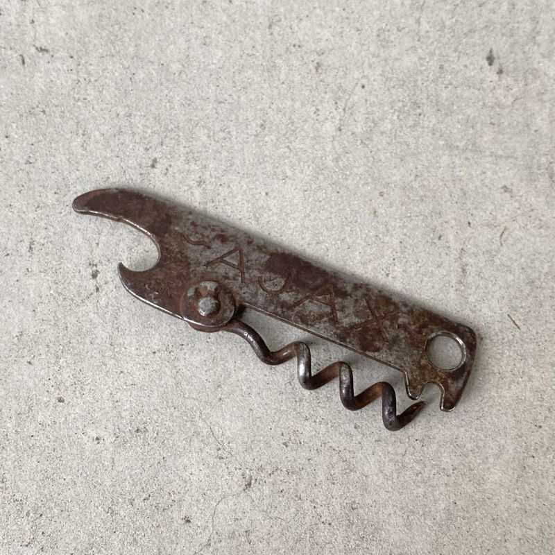 VINTAGE ANTIQUE BOTTLE OPENER ヴィンテージ アンティーク ボトルオープナー ワインオープナー 栓抜き / キー