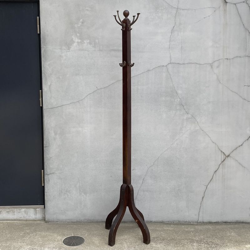 VINTAGE ANTIQUE COAT RACK ヴィンテージ アンティーク コートラック ハンガーラック / ウッド 木製 家具 店舗
