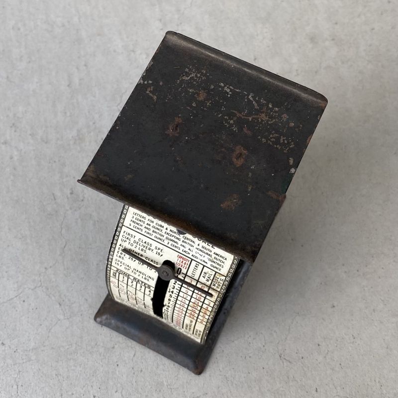 VINTAGE ANTIQUE POSTAL SCALE ヴィンテージ アンティーク ポスタルスケール 量り / コレクタブル 秤 郵便局