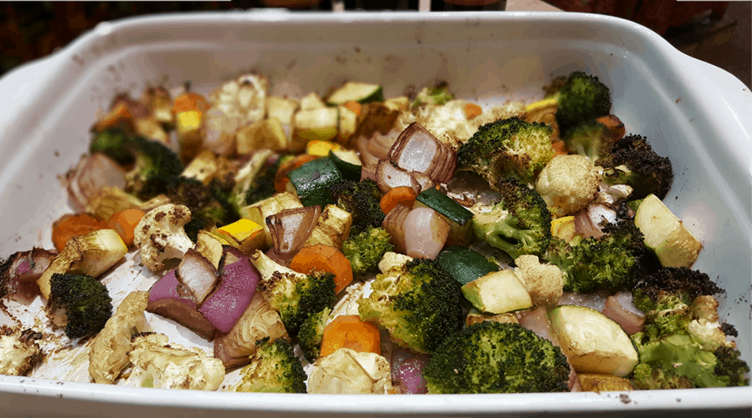 Balsamic Roasted Vegetables with Rustlin' Rob's Strawberry Balsamic