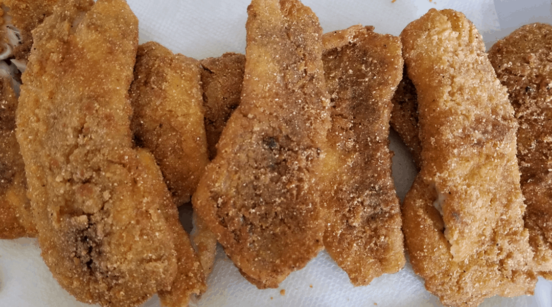 Southern Fried Fish with Rustlin' Rob's Whole Grain Yellow Cornmeal • Rustlin' Rob's Gourmet