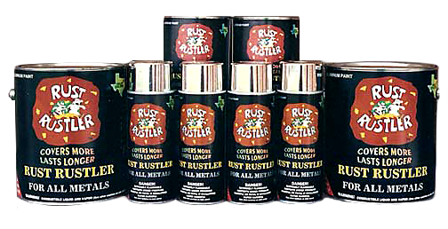 Rust proof paint with exceptional coverage and life for all metals