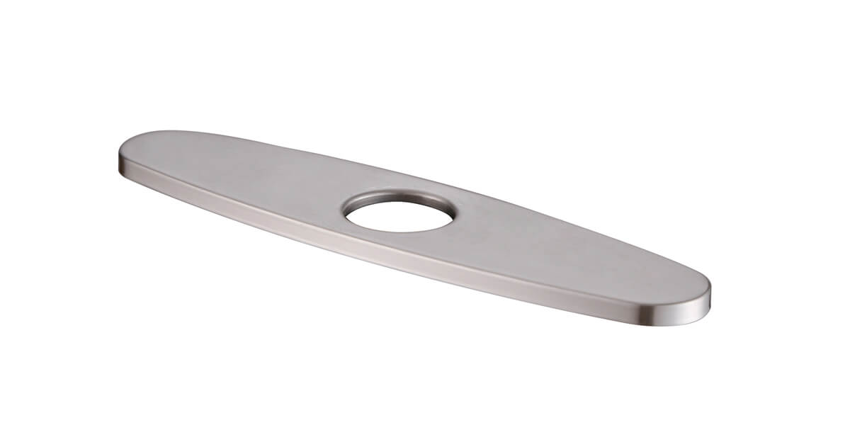 Ruvati Kitchen Faucet Hole Cover 10" Deck Plate Stainless Steel RVA1029ST Ruvati USA