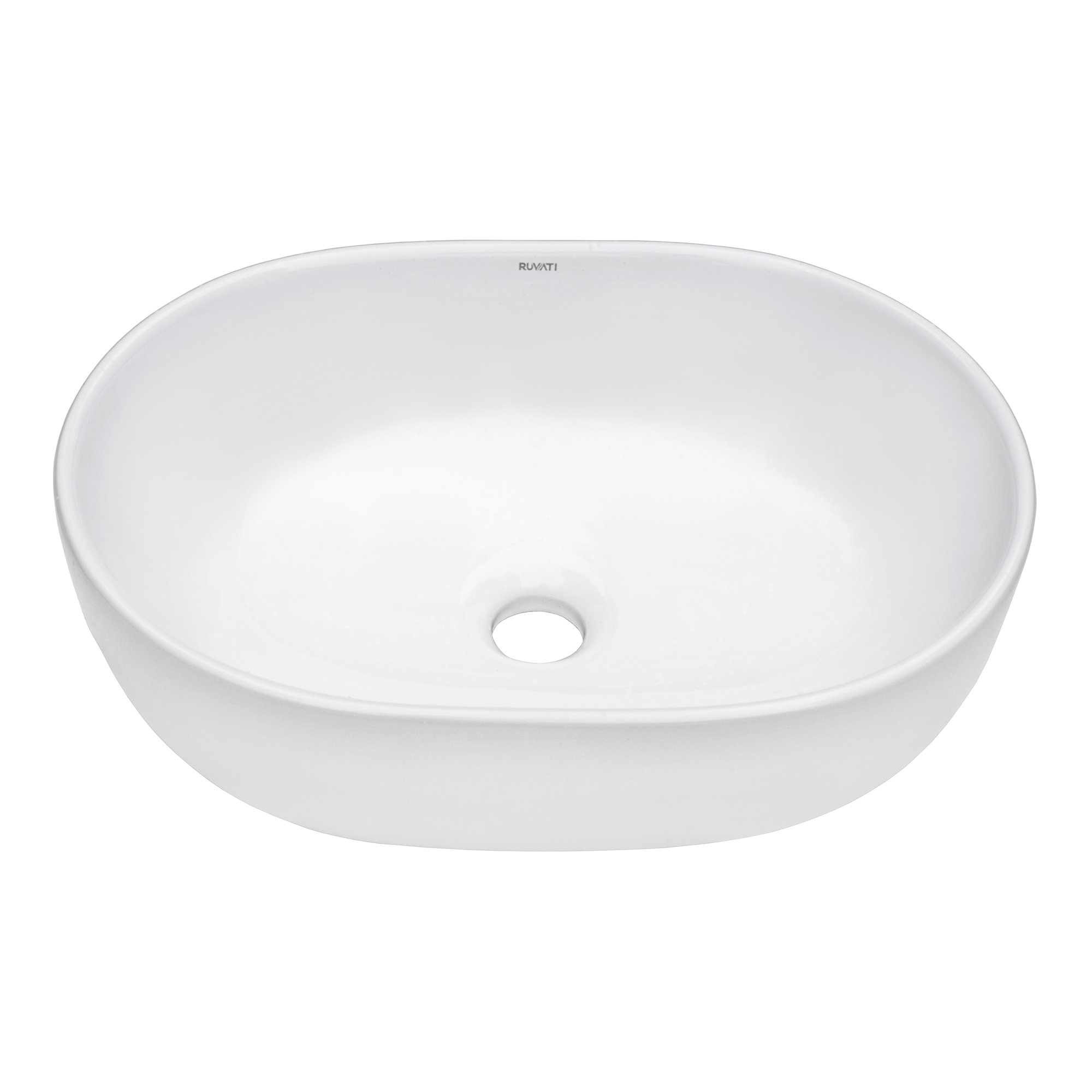 24 x 16 inch Bathroom Vessel Sink White Oval Above Vanity Countertop