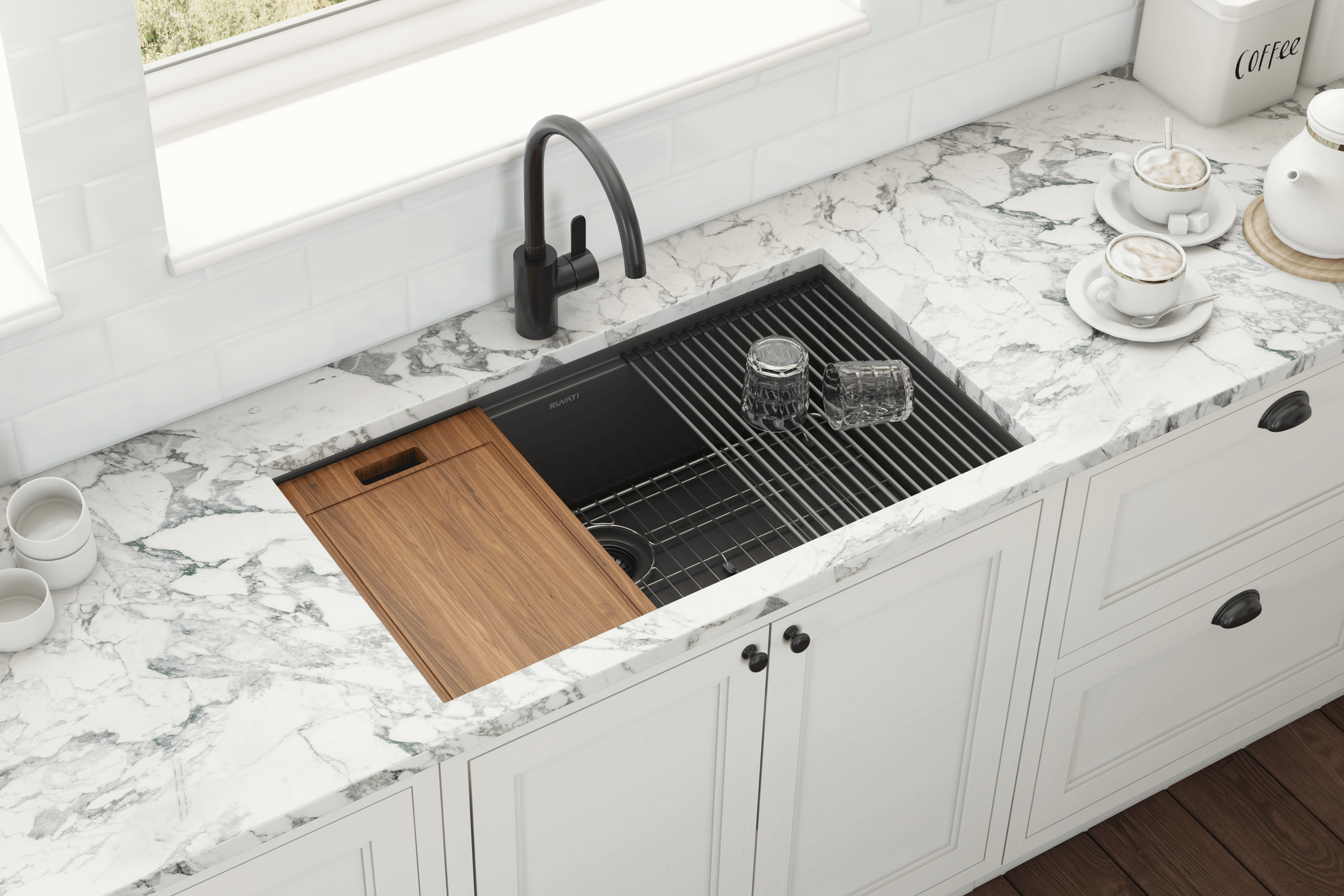 7 Workstation Sinks Best Undermount Kitchen Sinks Ruvati USA