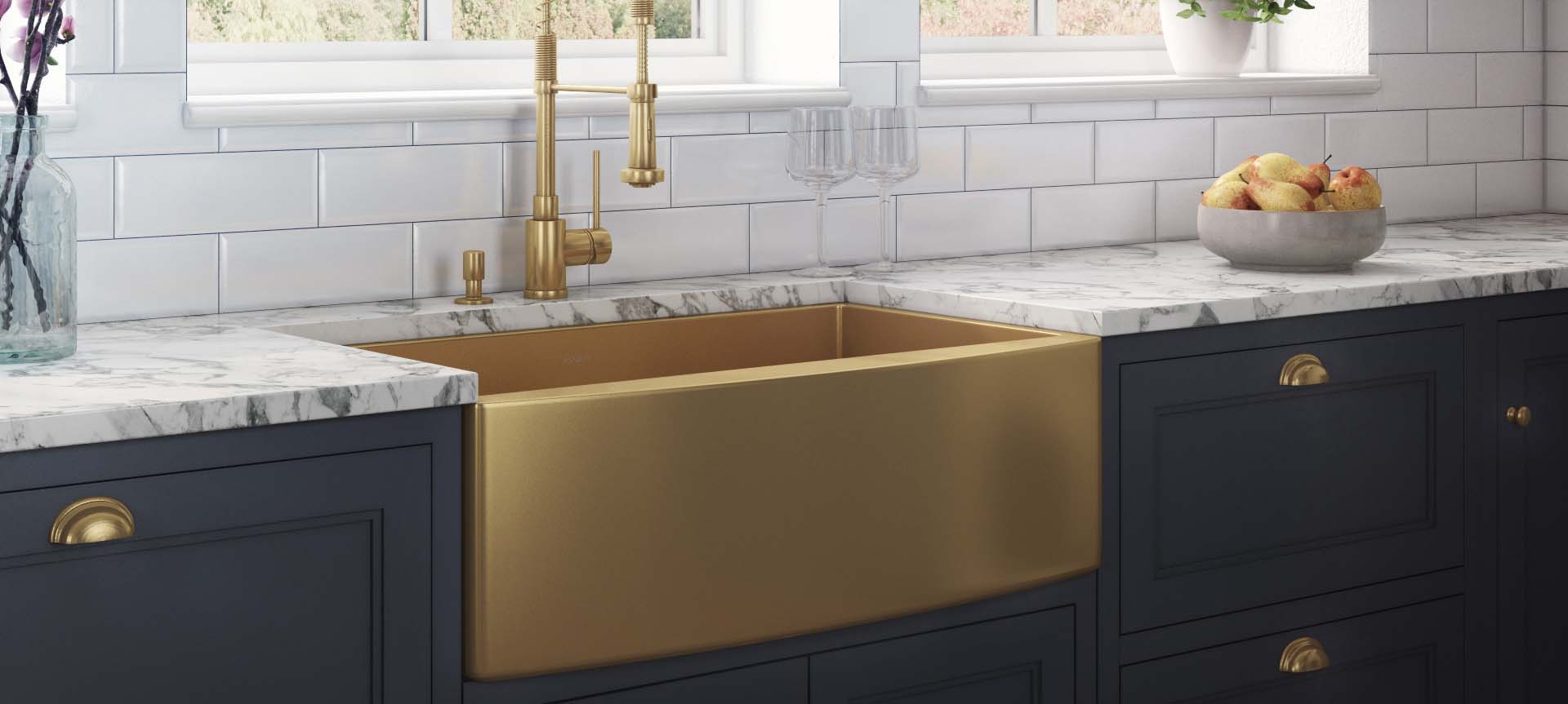 Gold Sinks For A Kitchen Glow Up Ruvati USA