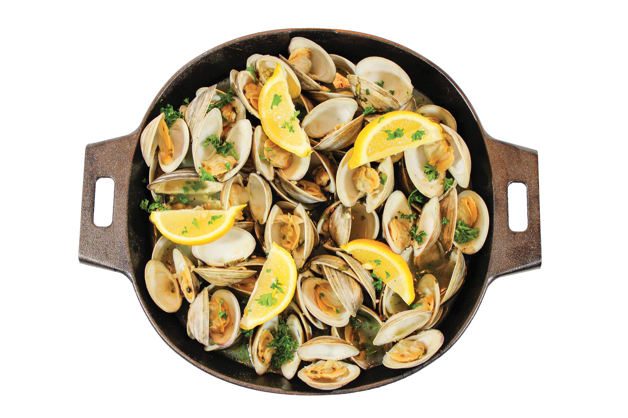 Local Flavors Lemon Garlic Steamed Clams