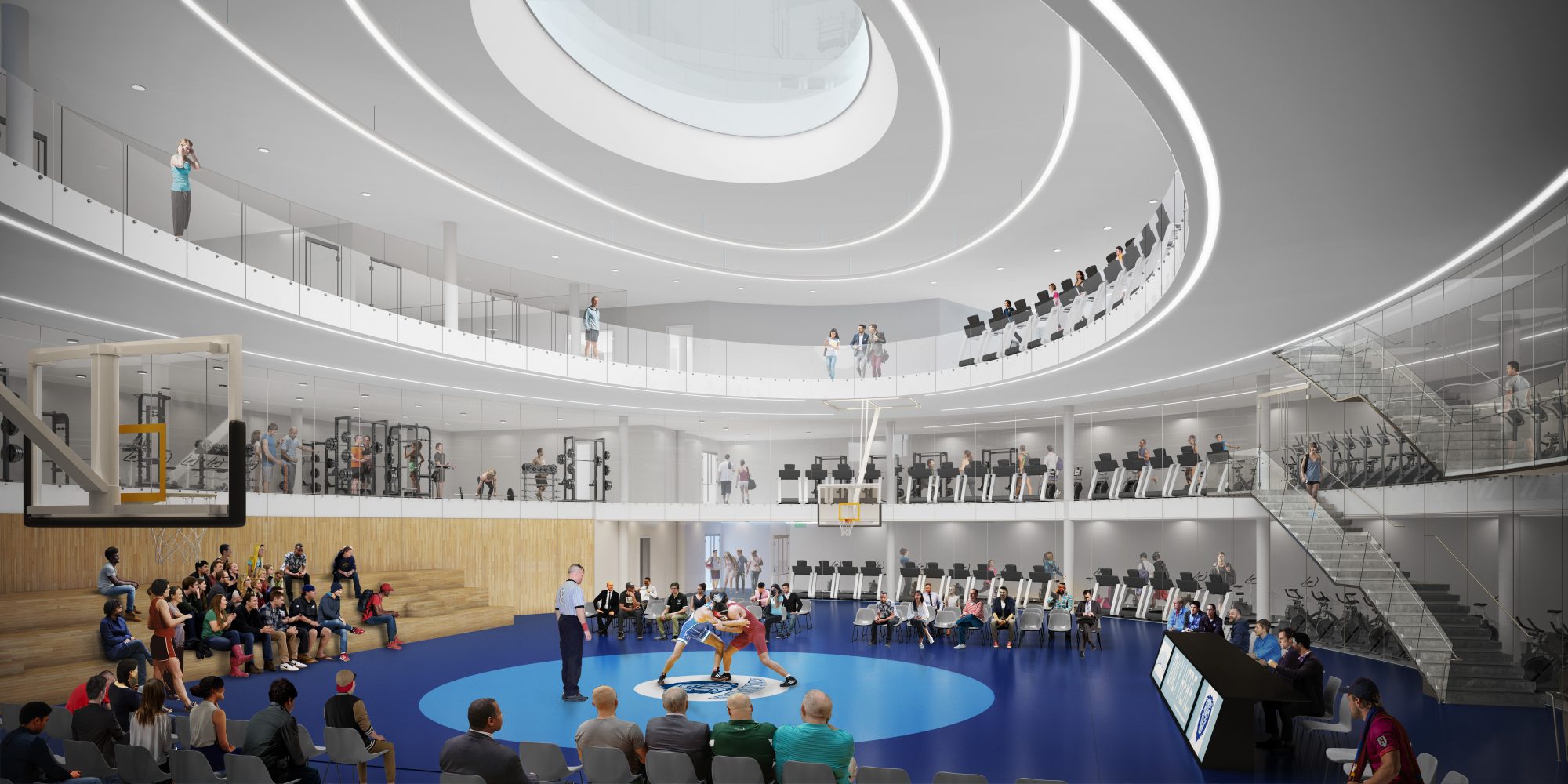 Rafael Viñoly Architects Columbia Dodge Fitness Center