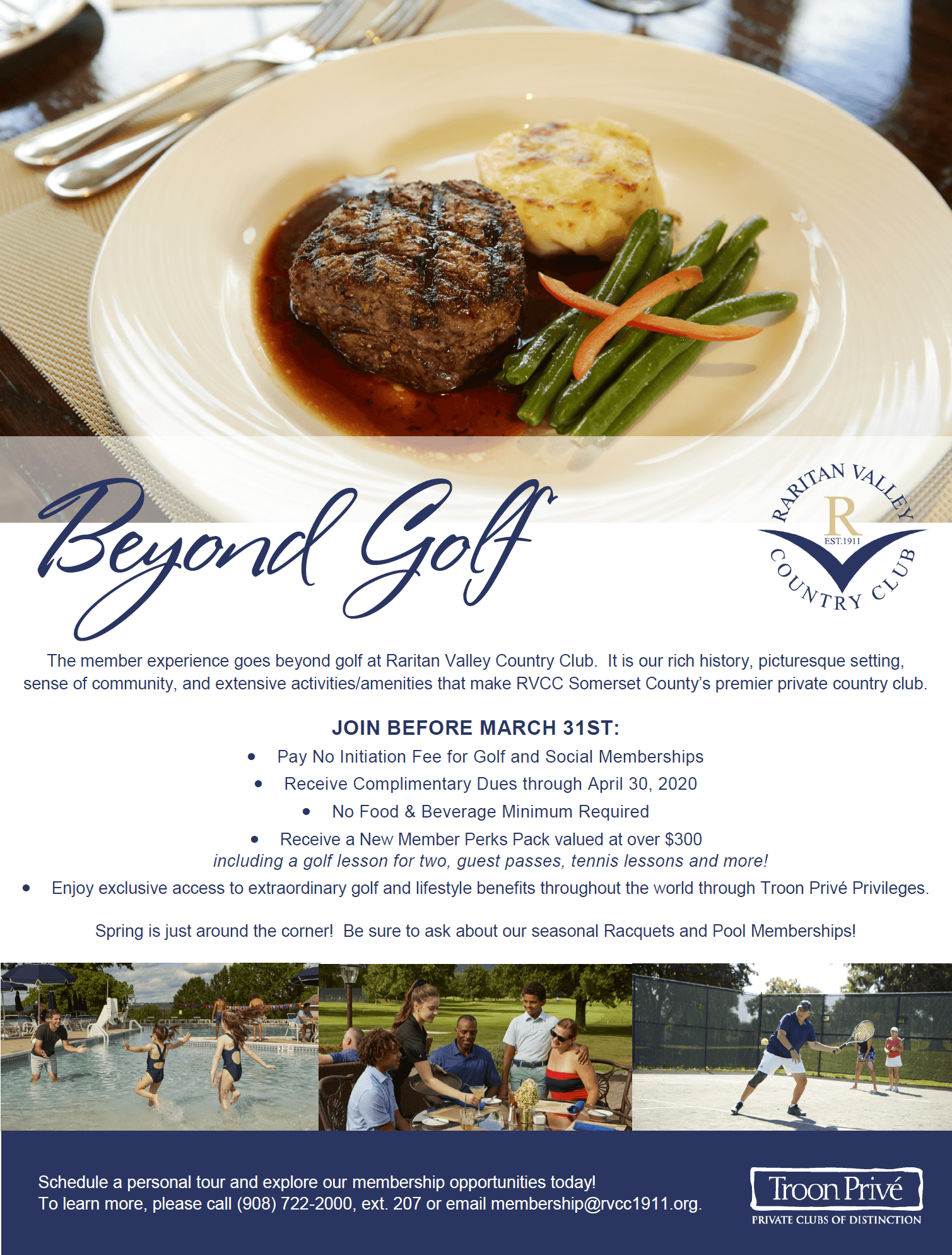 Raritan Valley Country Club Membership
