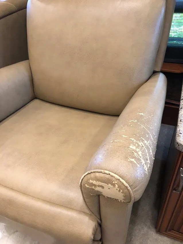 How To Fix RV Leather Furniture That Is Peeling RVing Beginner