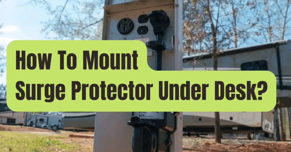 How to Mount a Power Strip (and Power Bricks) Under Your Desk RVing