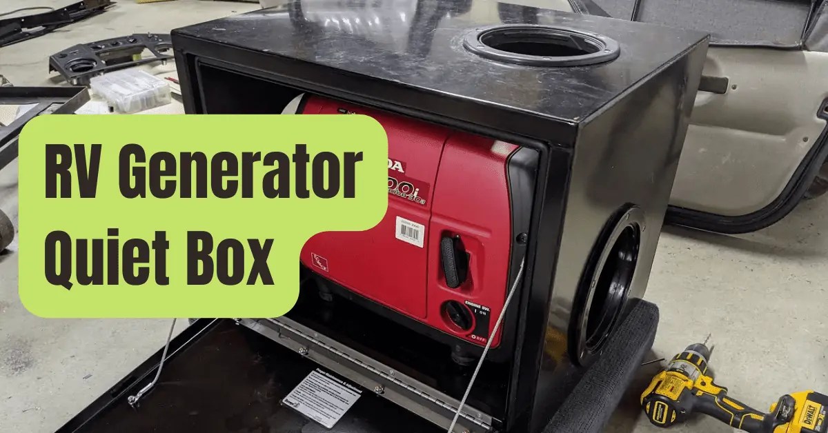Quick Tips to Quiet an RV Generator RVing Beginner