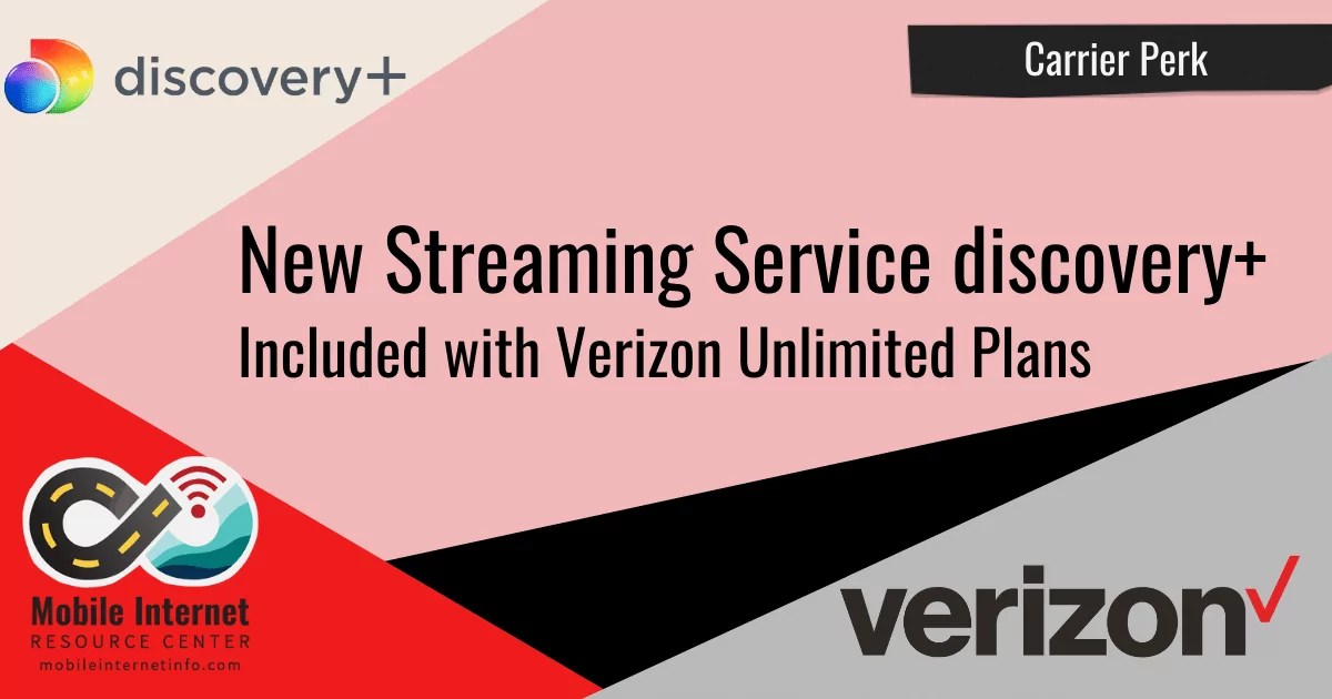 Verizon Adds News Streaming Service discovery+ to Select Plans Mobile